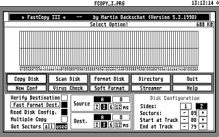 ST-OP Velkommen Disk atari screenshot